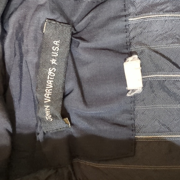 JOHN VARVATOS USA Men’s  Black  Jacket Size S/M Classic Full Zip and buttons - Picture 4 of 14